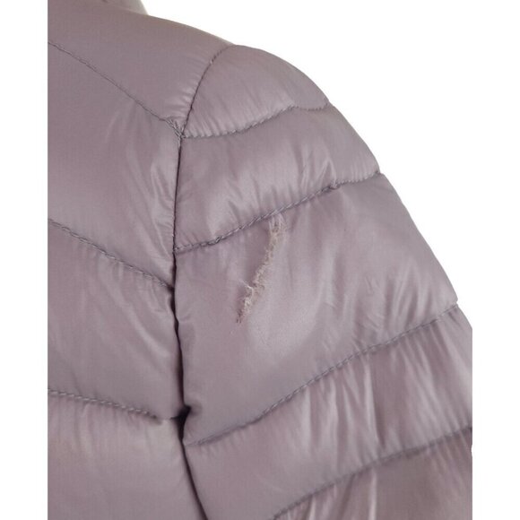ACCUA by PSR White Goose Down Quilted Jacket Size 38 US 2 XS Womens Gray $475 - Picture 9 of 14